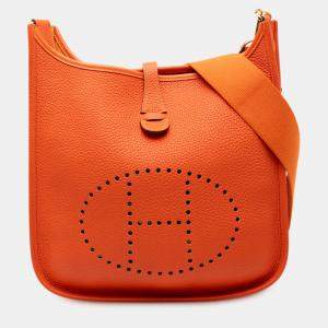 مملوكة مسبقًا Hermes Orange Clemence Evelyne III 29