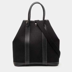 Pre Owned هيرمس بلاك توايل وينيغوندا غاردن فايل 28