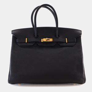 مملوكة مسبقًا Hermes Noir Togo Birkin 35
