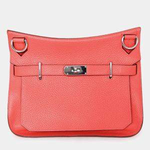 مملوكة مسبقًا Hermes 2015 Orange Clemence Leather Jypsiere 31