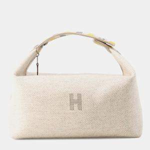 Pre Owned Hermes Bride A Brack O Care Beige Wool Size Gm