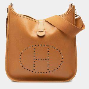 Pre Owned Hermes Brown Ardennes Evelyne GM