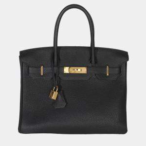 Pre Owned Hermes Black Togo Birkin 30 GHW