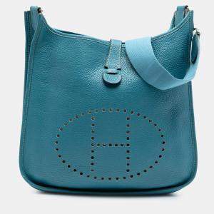 مملوكة مسبقًا Hermes Blue Clemence Evelyne III 29