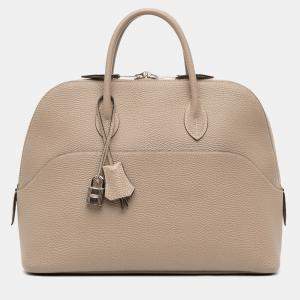 Pre Owned Hermes Brown Togo Bolide 35