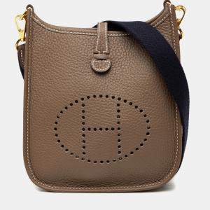 مملوكة مسبقًا Hermes Black, Brown Clemence Evelyne TPM