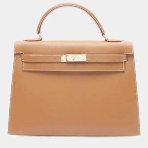 مملوكة مسبقًا Hermes Brown Chamonix Kelly Sellier 32