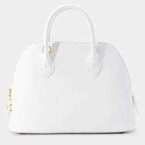 Pre Owned Hermes Bolide 1923 New White Evercolor Size 25