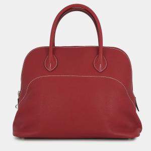 مملوكة مسبقًا Hermes Bolide Relax Rouge H Epsom Size 35