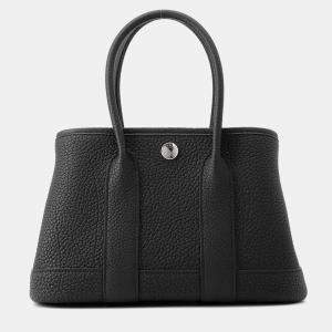 Pre Owned Hermes Neo Garden Black Negonda Leather Size 23