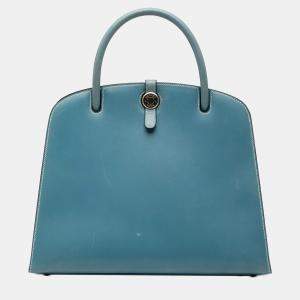 Pre Owned Hermes Blue Box Calf Dalvy 30