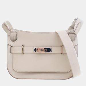 Pre Owned Hermes White Mini Evercolor Jypsiere