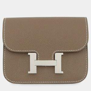 مملوكة مسبقًا Hermes Constance Slim Etoupe Epsom