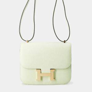 Pre Owned Hermes Constance3_Miroir Vert Fizz Epsom Size Mini