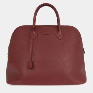 مملوكة مسبقًا Hermes Rouge H Ardennes Bolide 45 Handbag