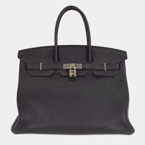 مملوكة مسبقًا Hermes Black Togo Birkin 35 Handbag