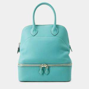 مملوكة مسبقًا Hermes Bolide Sucre Blue Atoll Swift Leather