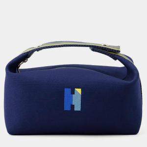 Pre Owned هيرمس قماش مارين بافيليون أسود برايد أ حجم صغير