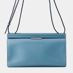 Pre Owned هيرمس كليشي بلو جين إيفرغرين مقاس 21