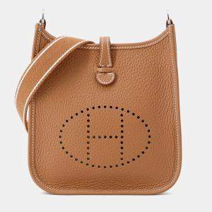Pre Owned Hermes Evelyne Gold Taurillon Clemence Size TPM