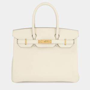 Pre Owned Hermes Birkin Craie Epsom Size 30