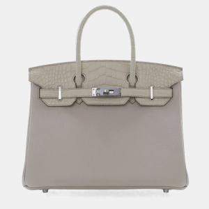 مملوكة مسبقًا حقيبة هيرمس بيركين 30 بَيتون توغو تاتش كروكودايل
