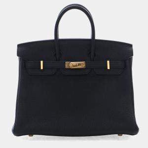 Pre Owned Hermes Noir Togo Birkin 25