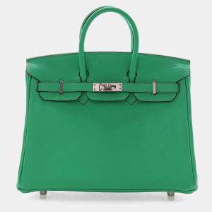 Pre Owned Hermes Vert Comics Togo Birkin 25