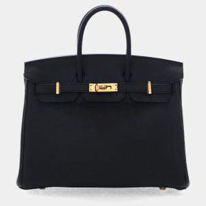 Pre Owned Hermes Noir Togo Birkin 25