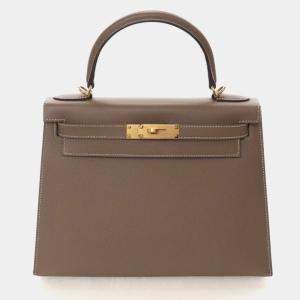 مملوكة مسبقًا Hermes Etoupe Epsom Sellier Kelly 28