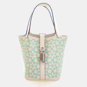 مملوكة مسبقًا Hermes Nata Swift Micro Lucky Daisy Picotin Lock 14