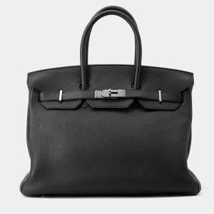 مملوكة مسبقًا Hermes Birkin Black Togo Leather Size 35