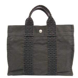 مملوكة مسبقًا Hermes Grey Canvas Herline PM Tote Bag
