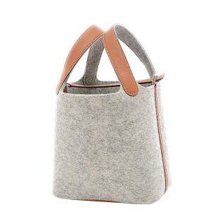 Hermes Grey Swift Leather Picotin Lock 18 PM Top Handle Bag