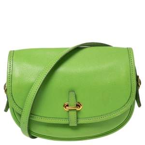 Hermès Veau Gulliver Apple Green Balle De Golf Shoulder Bag