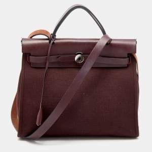 Hermes Rogue H Toil and Leather Herbag Zip 31 Bag