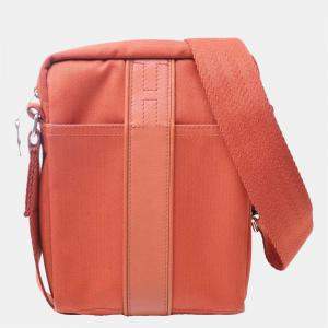 Pre Owned Hermes Acapulco Women's Canvas Shoulder Bag Orange