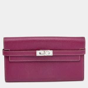 Hermès Tosca Epsom Leather Kelly Classic Wallet