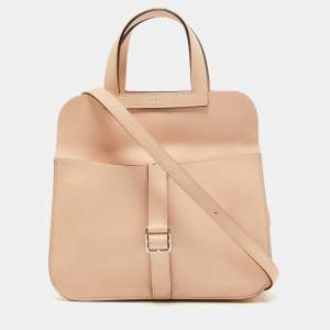 Hermes Rose Eglantine Veau Swift Leather Mini Halzan Bag 
