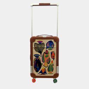 Hermes Brown Leather Vintage Suitcase 