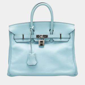 Hermes Blue Swift Birkin 25