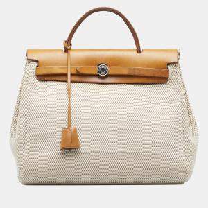 Hermes Beige/Brown Herbag