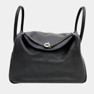 Pre Owned Hermes Leather Lindy 34 Satchel