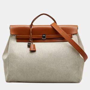 Hermes Beige/Brown Herbag