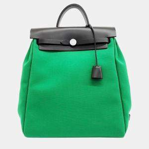 Hermes Green Herbag Backpack Bag