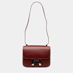 Hermes Red Constance 24