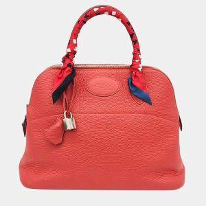 Hermes Leather Twilly Bolide 31 Top Handle Bag