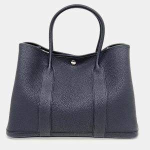 Hermes Leather Garden Party 36 Tote Bag
