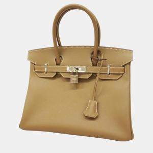 Hermes Epson Etoup Vaux Birkin 30 Z Engraved Ladies Handbag