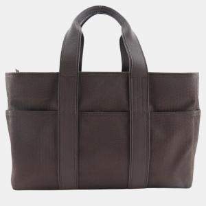 Hermes Brown Canvas Acapulco handbag bag